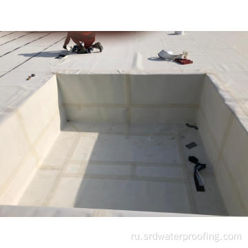 Предварительно применяемая мембрана HDPE для гидроизоляции в подвале